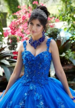 Vizcaya By Mori Lee - 89286 Floral Applique Sweetheart Ballgown -Mori Lee vizcaya by mori lee 89286 floral applique sweetheart ballgown quinceanera dresses 28118895886419