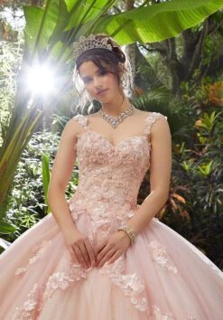Vizcaya By Mori Lee - 89286 Floral Applique Sweetheart Ballgown -Mori Lee vizcaya by mori lee 89286 floral applique sweetheart ballgown quinceanera dresses 28789971484755