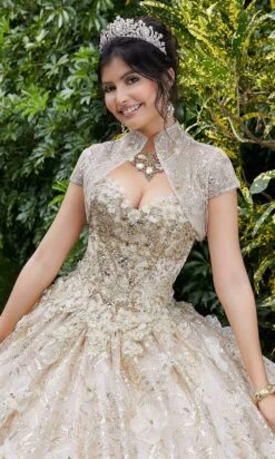 Vizcaya By Mori Lee - 89289 Floral Applique Off-Shoulder Ballgown -Mori Lee vizcaya by mori lee 89289 floral applique off shoulder ballgown quinceanera dresses 14547114000467