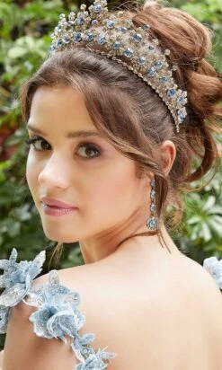 Vizcaya By Mori Lee - 89295 Embroidered V-neck Ballgown -Mori Lee vizcaya by mori lee 89295 embroidered v neck ballgown quinceanera dresses 14546913624147