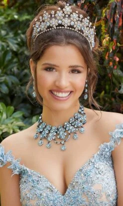 Vizcaya By Mori Lee - 89295 Embroidered V-neck Ballgown -Mori Lee vizcaya by mori lee 89295 embroidered v neck ballgown quinceanera dresses 14546913886291