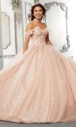 Vizcaya By Mori Lee - 89323 Sweetheart Detachable Sleeves Ball Gown -Mori Lee vizcaya by mori lee 89323 sweetheart detachable sleeves ball gown quinceanera dresses 28415407161427