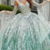 Vizcaya By Mori Lee 89401 - Flounce Sleeved Quinceanera Ballgown