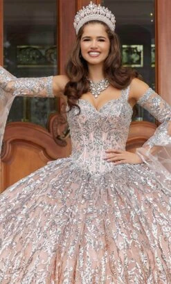 Vizcaya By Mori Lee 89401 - Flounce Sleeved Quinceanera Ballgown -Mori Lee vizcaya by mori lee 89401 flounce sleeved quinceanera ballgown ball gowns 32021188345939
